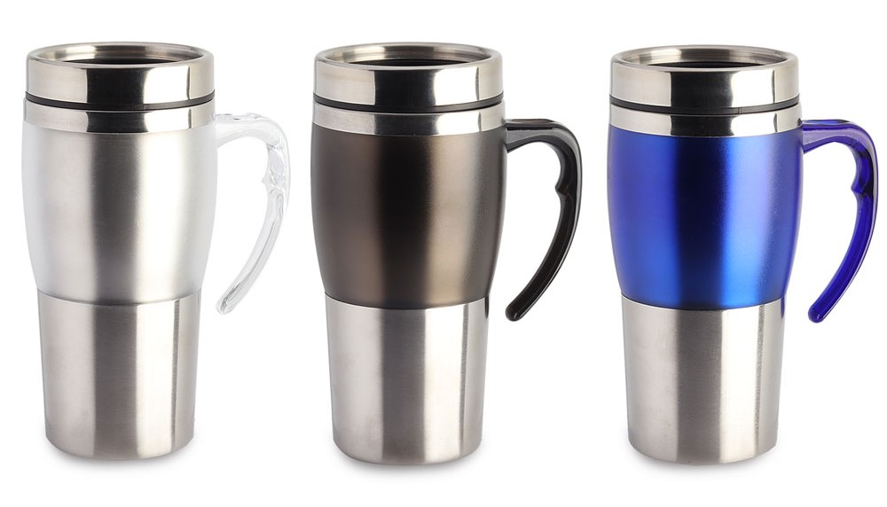 Matte Steel Mug - Caneca Acabamento Fosco 400ml